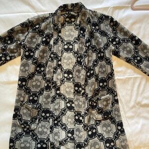 Skull Patterned robe